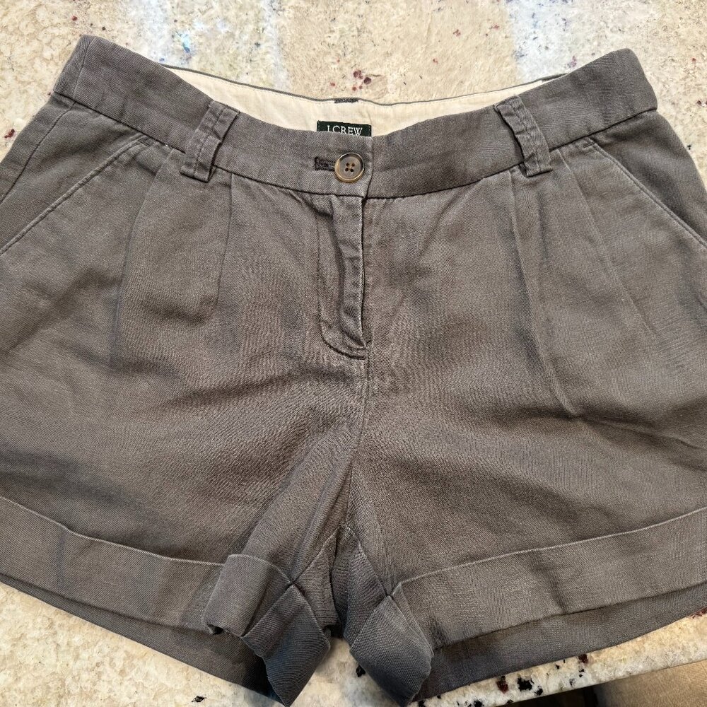 J. Crew tailored gray shorts sz 4